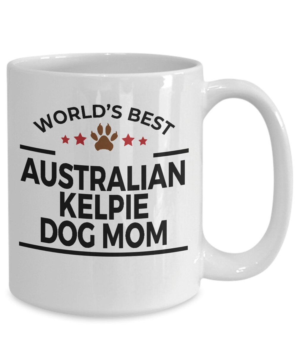 Australian Kelpie Dog Mom Mug - Mallard Moon Gift Shop
