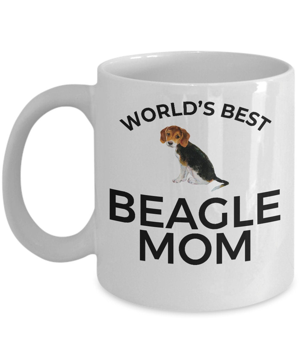 Beagle Puppy Dog Mom Mug - Mallard Moon Gift Shop