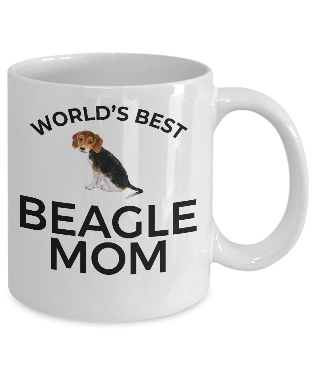 Beagle Puppy Dog Mom Mug - Mallard Moon Gift Shop