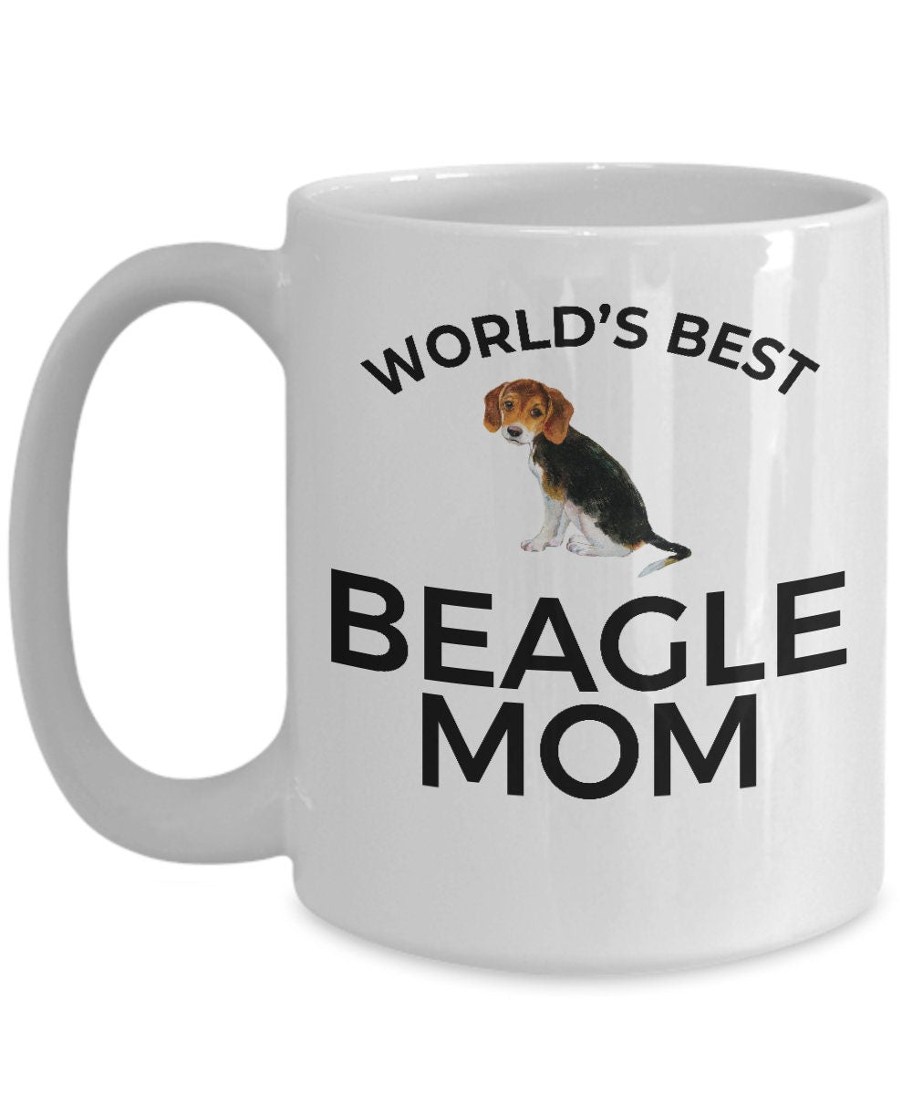 Beagle Puppy Dog Mom Mug - Mallard Moon Gift Shop