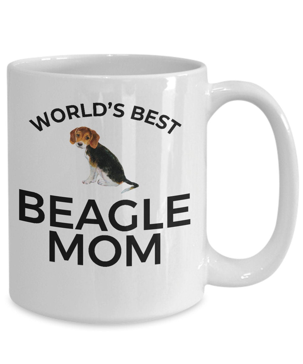 Beagle Puppy Dog Mom Mug - Mallard Moon Gift Shop