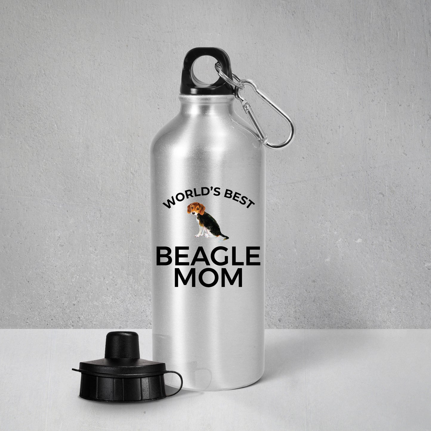 Beagle Dog Mom Water Bottle - Mallard Moon Gift Shop