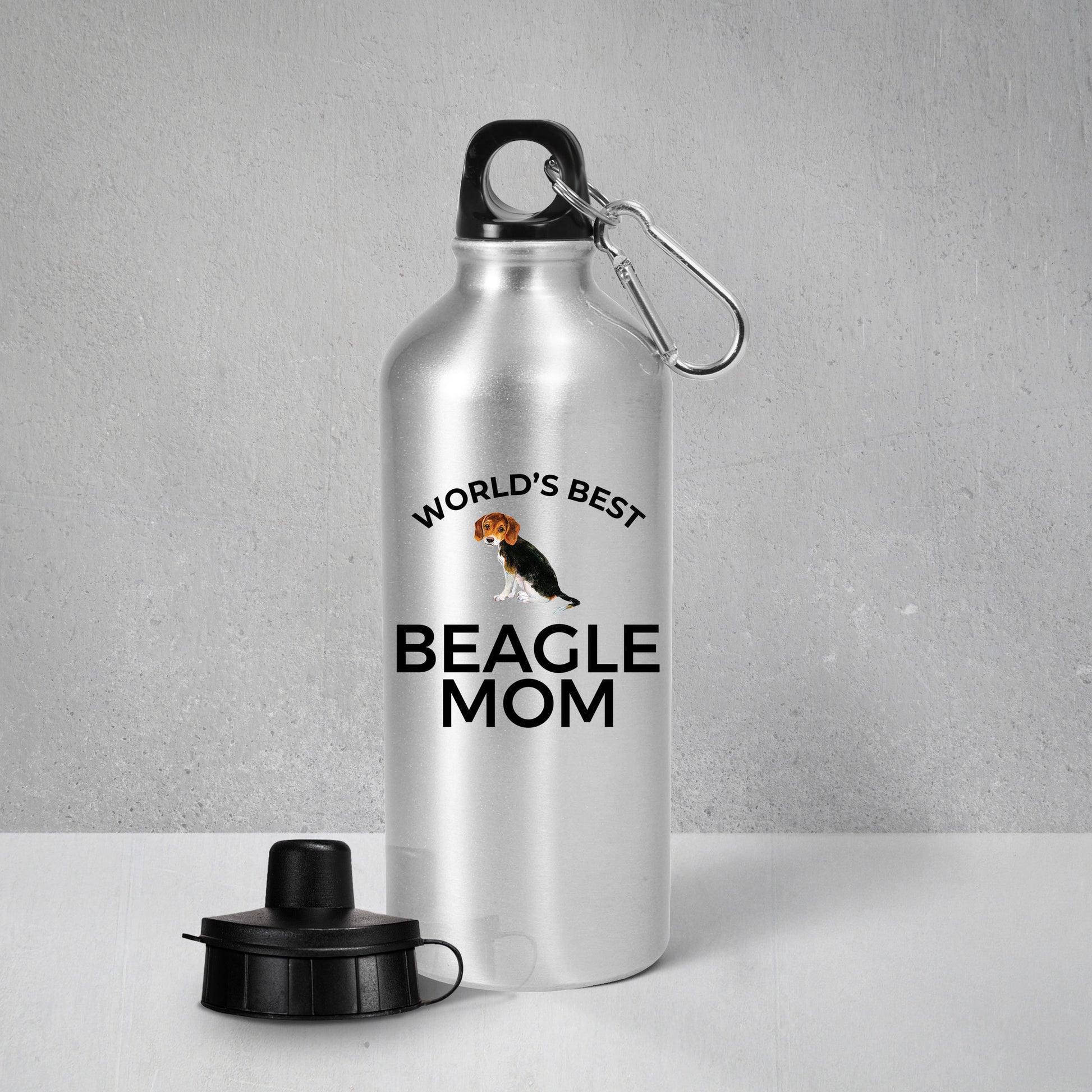 Beagle Dog Mom Water Bottle - Mallard Moon Gift Shop