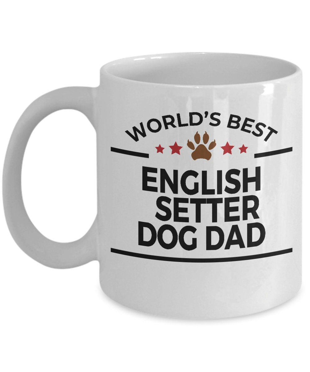 English Setter Dog Dad Mug - Mallard Moon Gift Shop