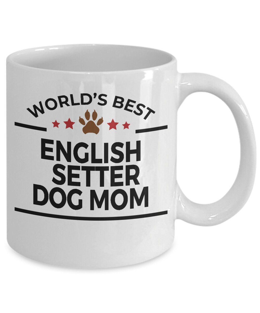English Setter Dog Mom Mug - Mallard Moon Gift Shop