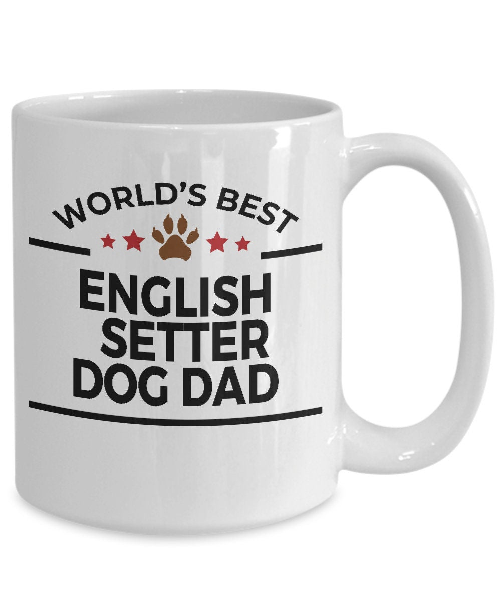 English Setter Dog Dad Mug - Mallard Moon Gift Shop