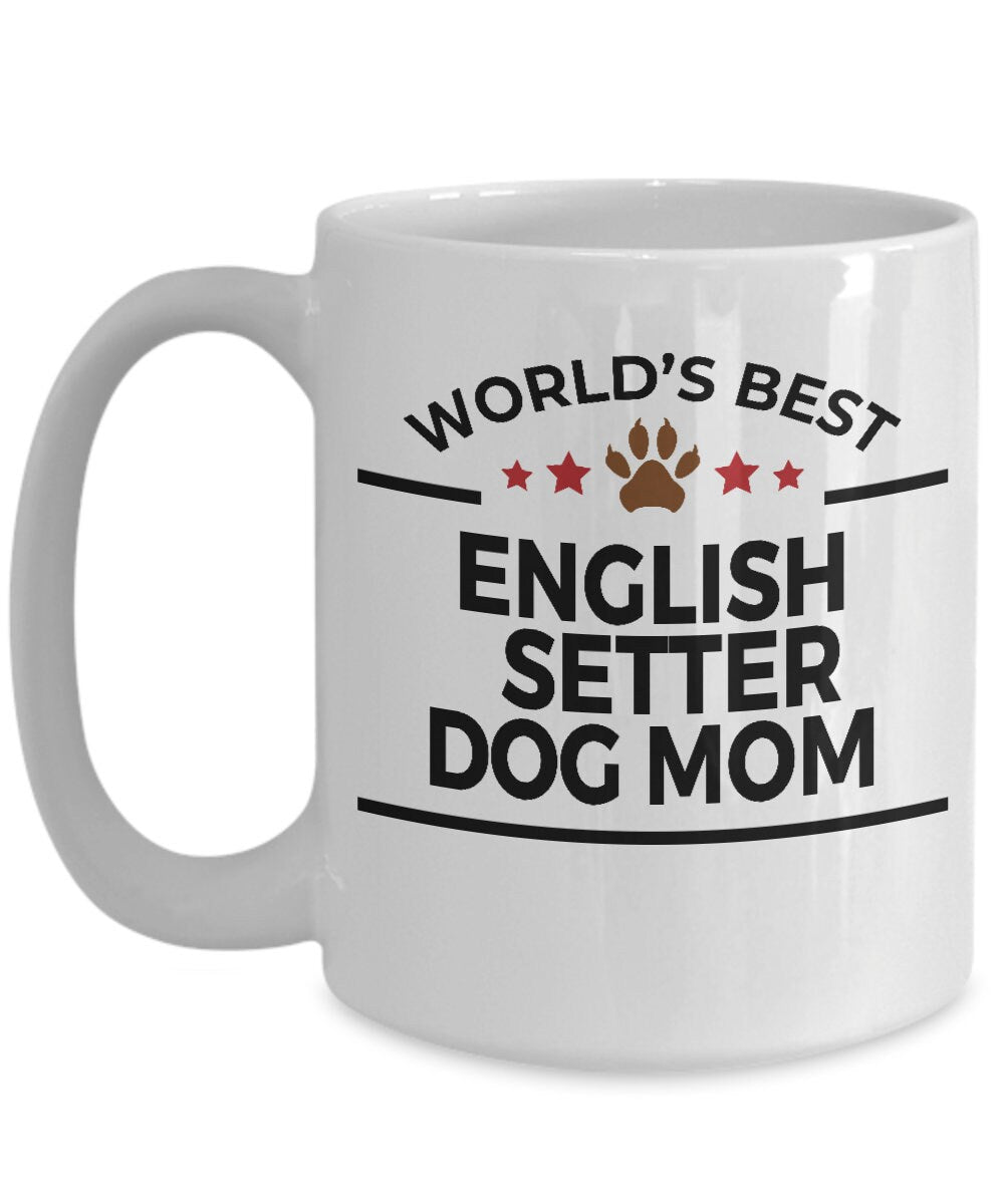 English Setter Dog Mom Mug - Mallard Moon Gift Shop