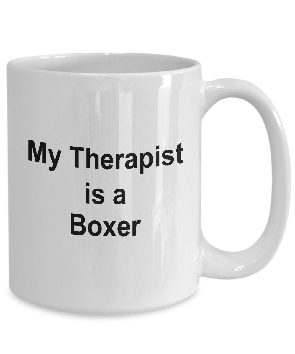 Boxer Dog Therapist Mug