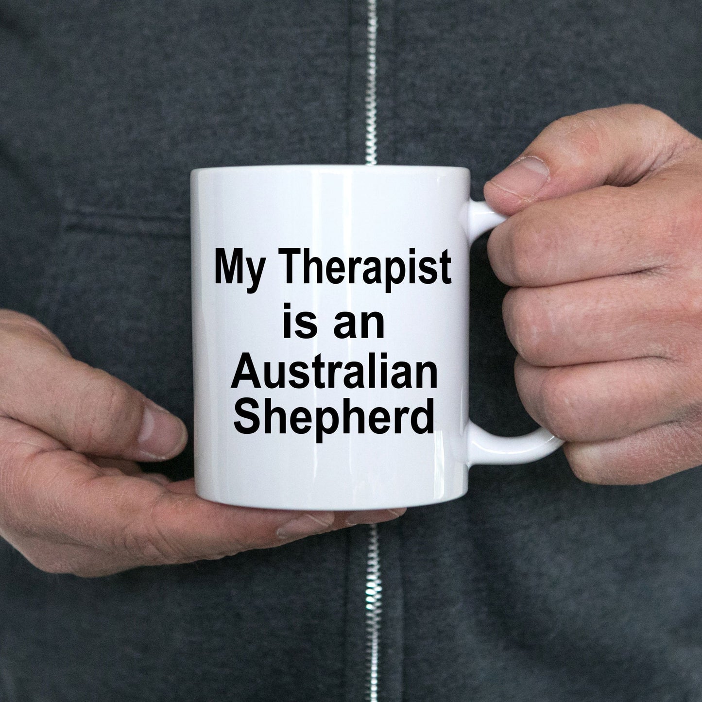 Australian Shepherd Dog Therapist Mug - Mallard Moon Gift Shop
