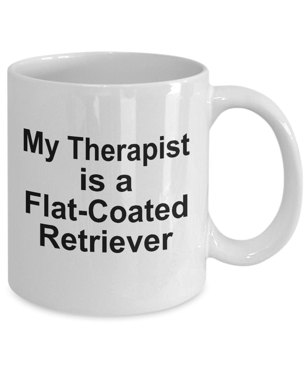 Flat-Coated Retriever Dog Therapist Mug - Mallard Moon Gift Shop