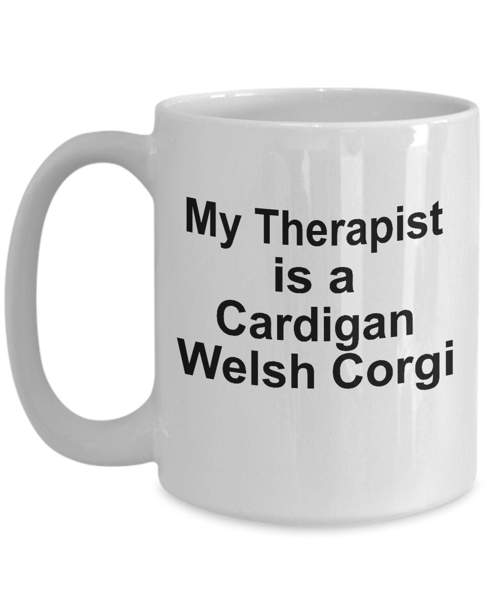 Cardigan Welsh Corgi Dog Therapist Mug
