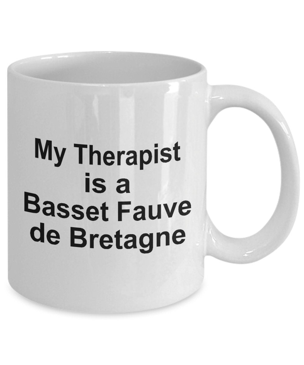 Basset Fauve de Bretagne Dog Therapist Mug - Mallard Moon Gift Shop