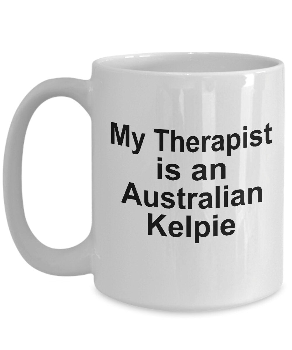 Australian Kelpie Dog Therapist Mug - Mallard Moon Gift Shop