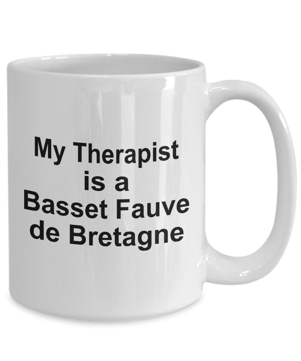 Basset Fauve de Bretagne Dog Therapist Mug - Mallard Moon Gift Shop