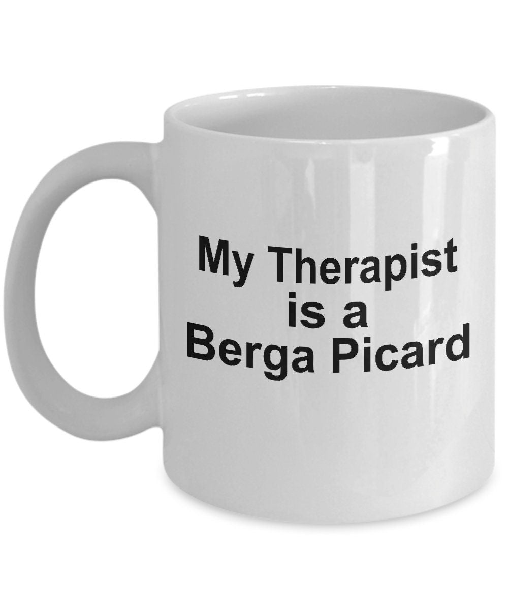 Berger Picard Dog Therapist Mug