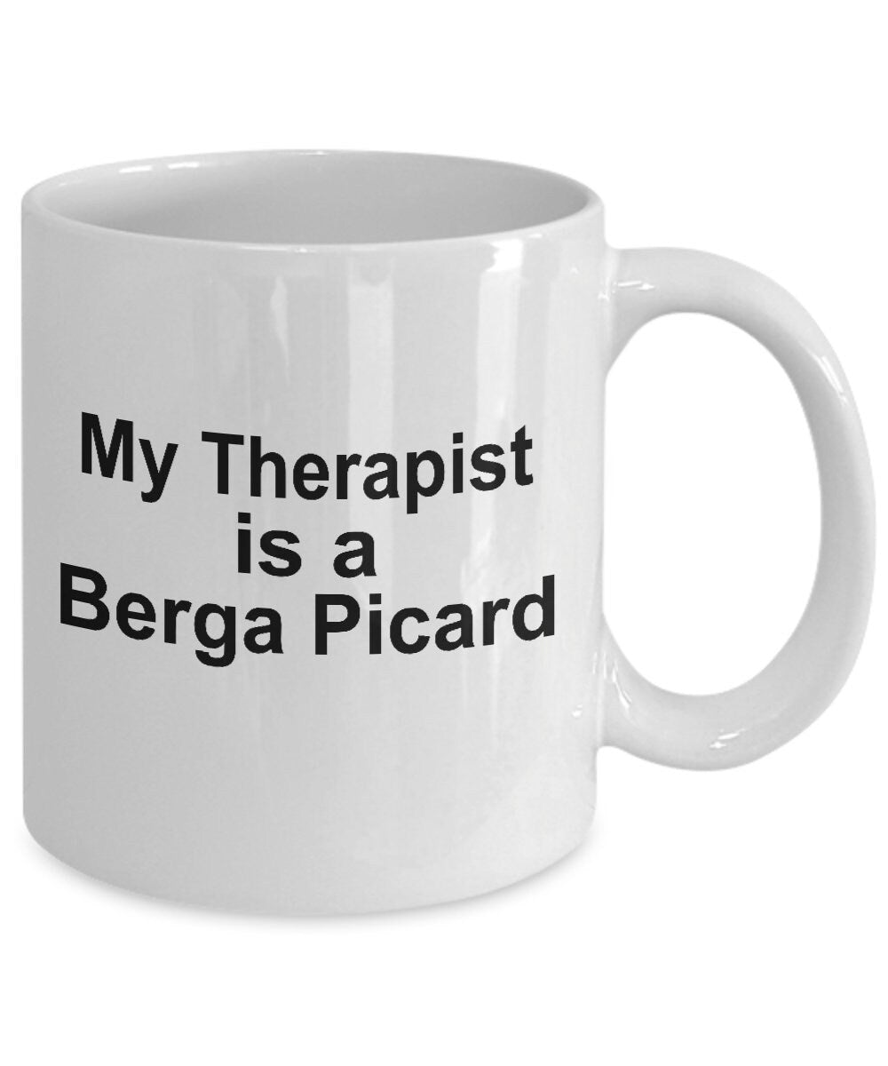 Berger Picard Dog Therapist Mug