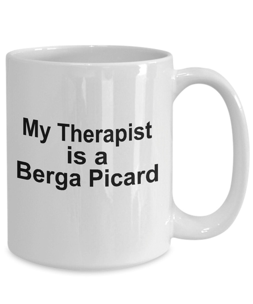 Berger Picard Dog Therapist Mug