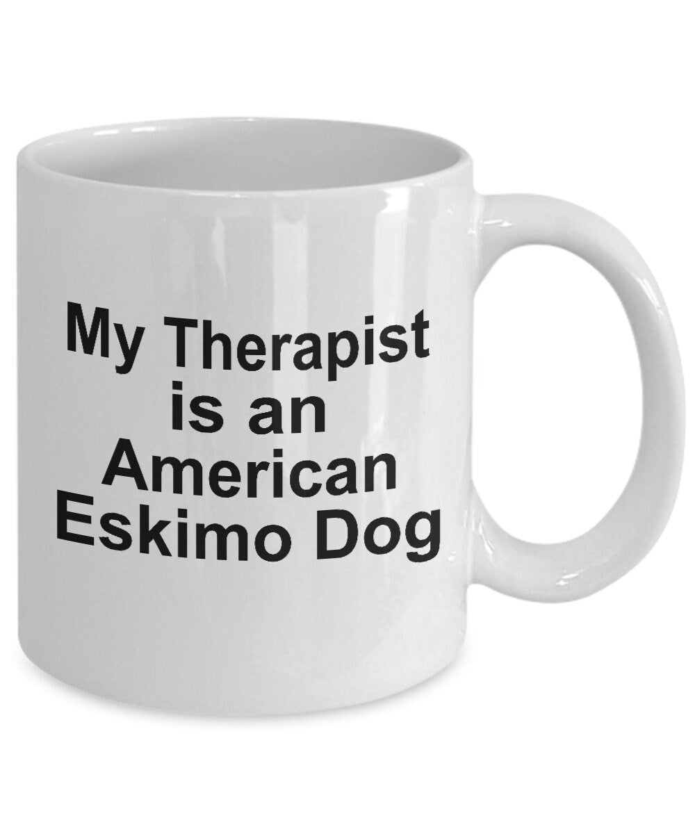 American Eskimo Dog Therapist Mug - Mallard Moon Gift Shop