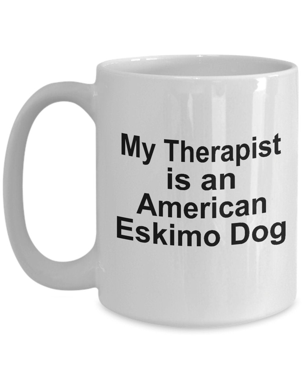 American Eskimo Dog Therapist Mug - Mallard Moon Gift Shop