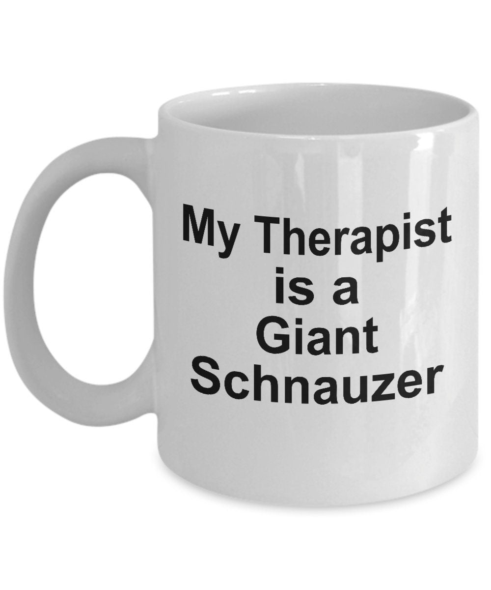 Giant Schnauzer Dog Therapist Mug