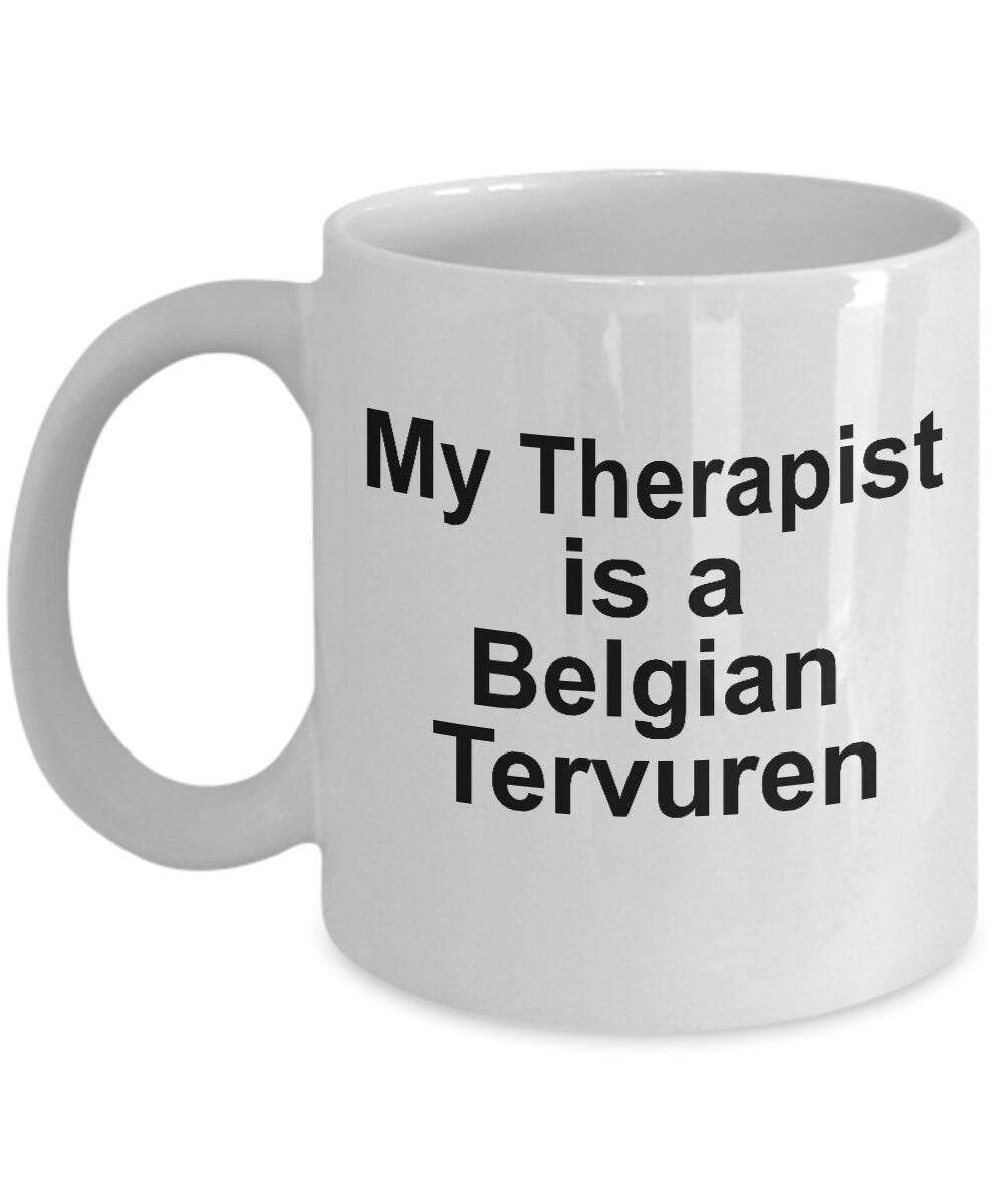 Belgian Tervuren Dog Therapist Mug - Mallard Moon Gift Shop