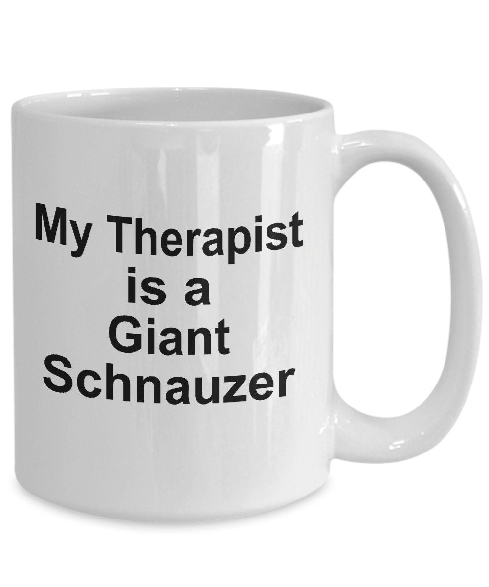 Giant Schnauzer Dog Therapist Mug