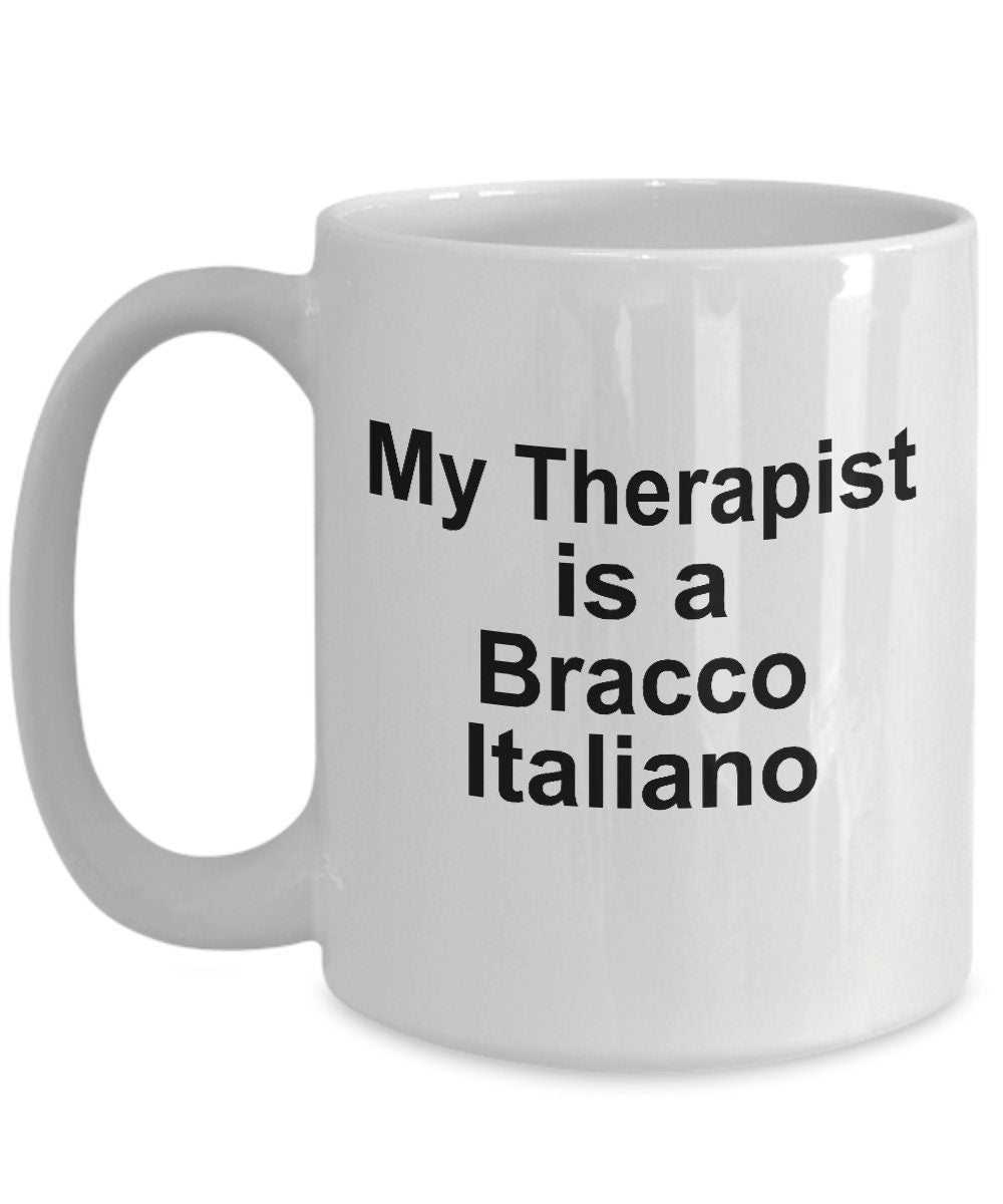 Bracco Italiano Dog Therapist Mug - Mallard Moon Gift Shop