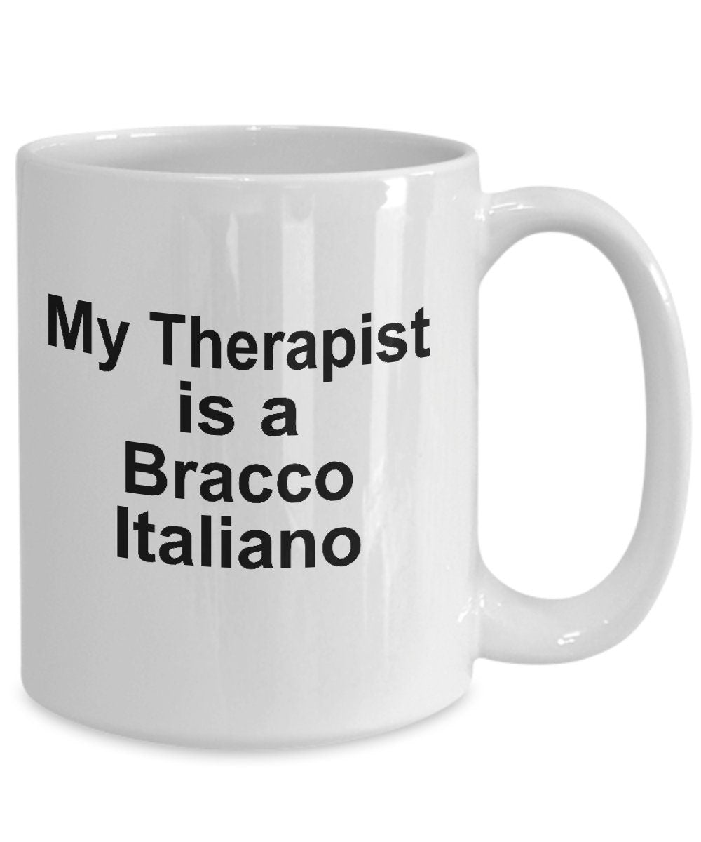 Bracco Italiano Dog Therapist Mug - Mallard Moon Gift Shop