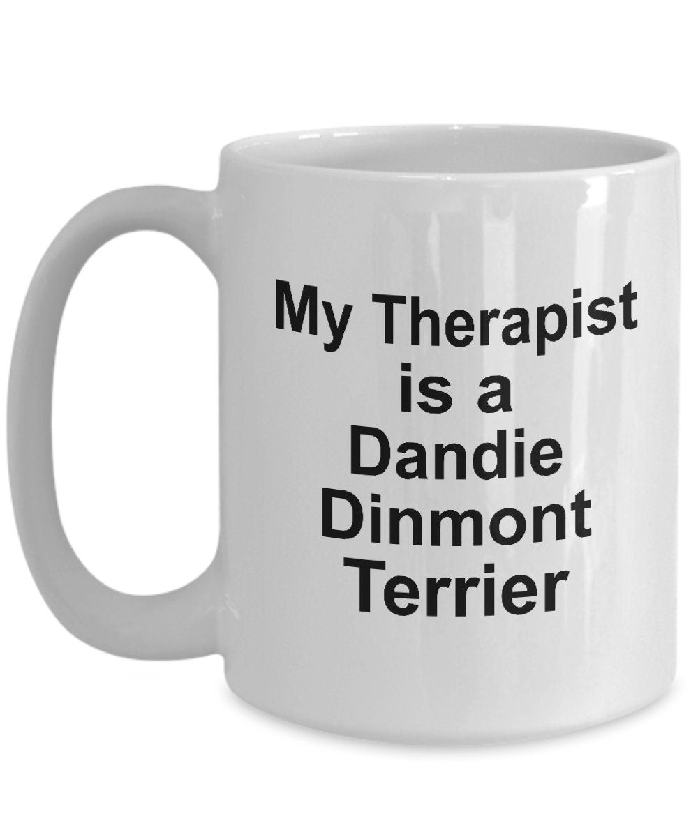Dandie Dinmont Terrier Dog Therapist Mug - Mallard Moon Gift Shop