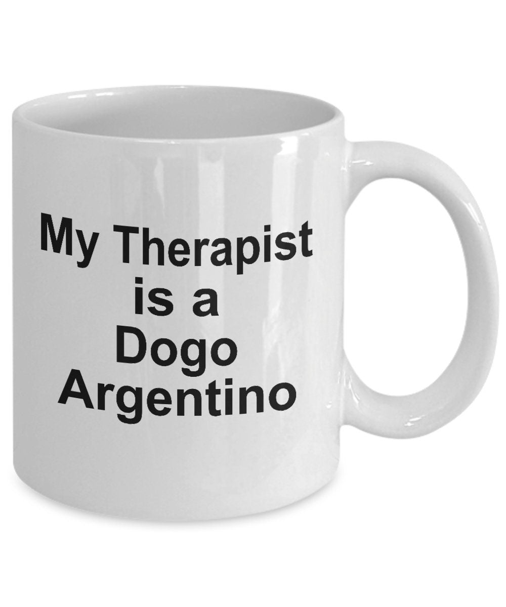 Dogo Argentino Dog Therapist Mug - Mallard Moon Gift Shop