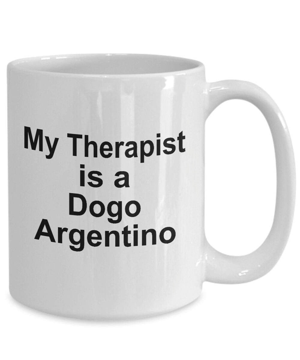 Dogo Argentino Dog Therapist Mug - Mallard Moon Gift Shop