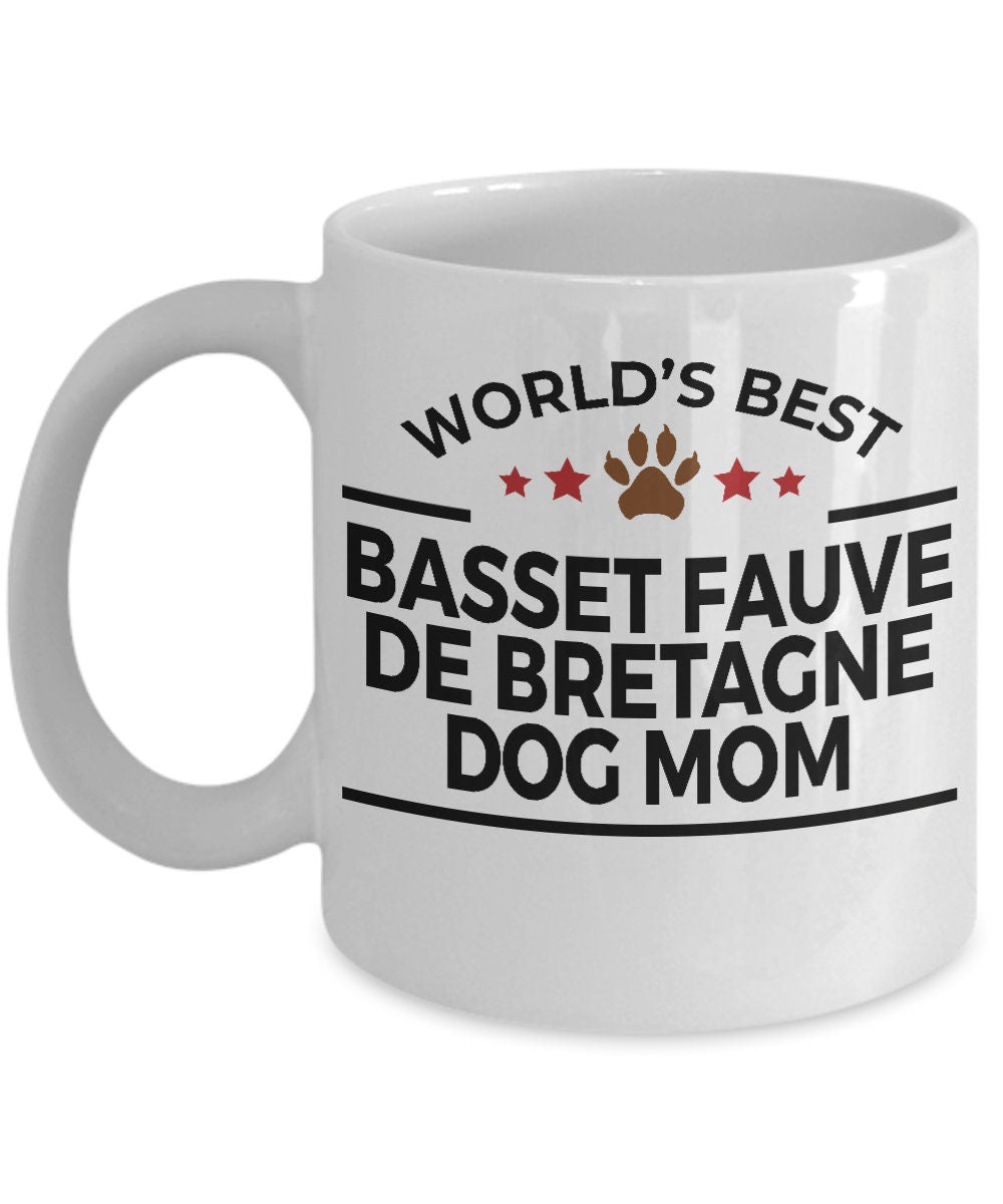 Basset Fauve de Bretagne Dog Mom Mug - Mallard Moon Gift Shop