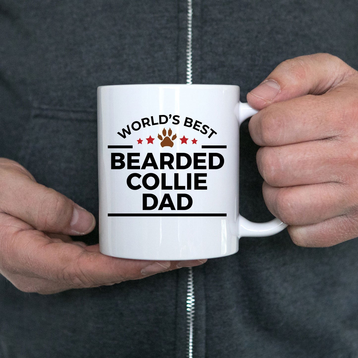 Bearded Collie Dog Dad Mug