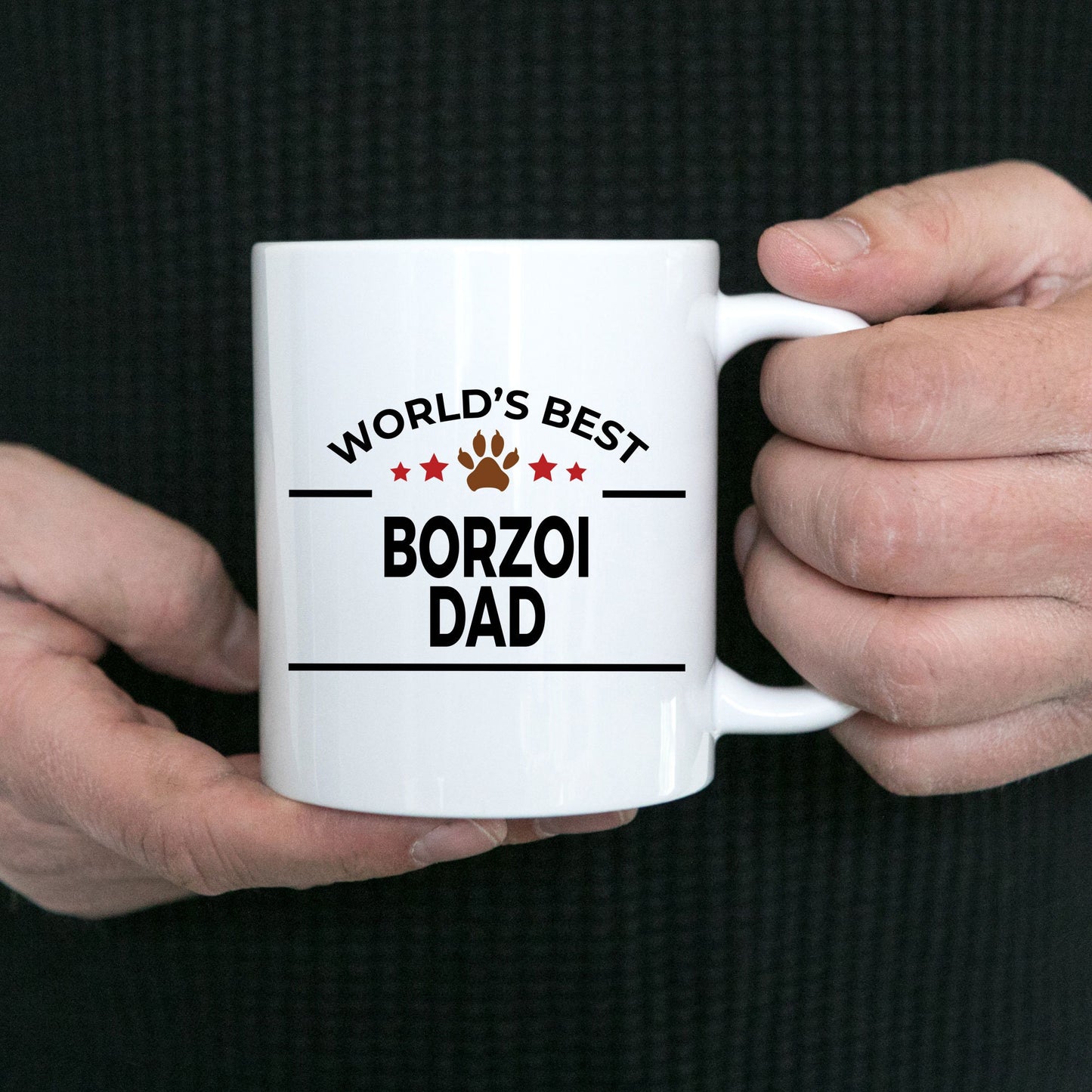 Borzoi Dog Dad Mug - Mallard Moon Gift Shop