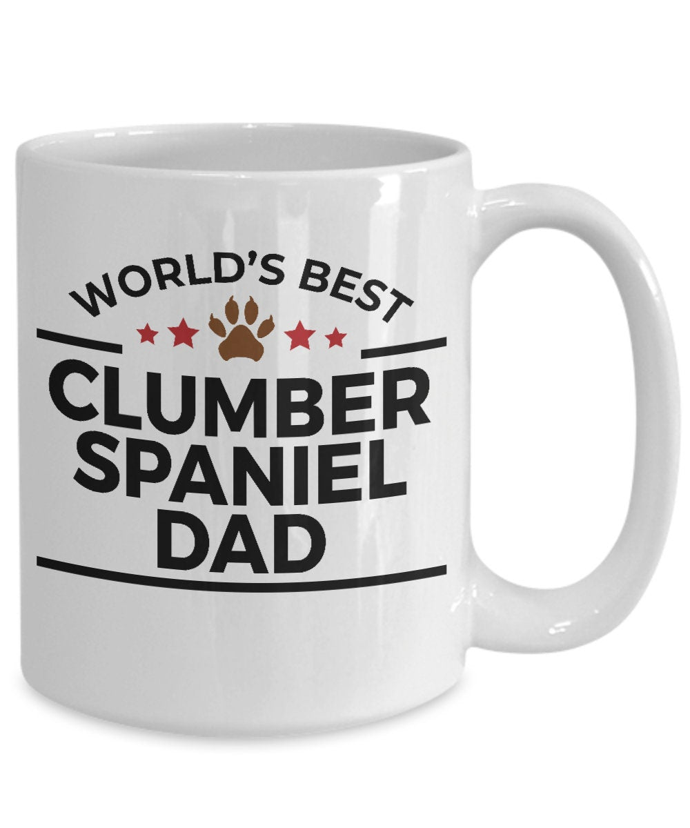Clumber Spaniel Dog Dad Mug - Mallard Moon Gift Shop