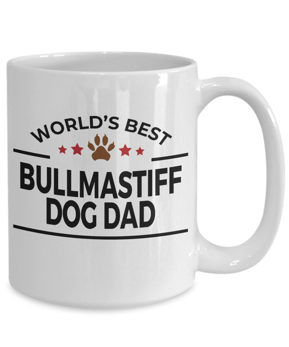 Bullmastiff Dog Dad Coffee Mug - Mallard Moon Gift Shop