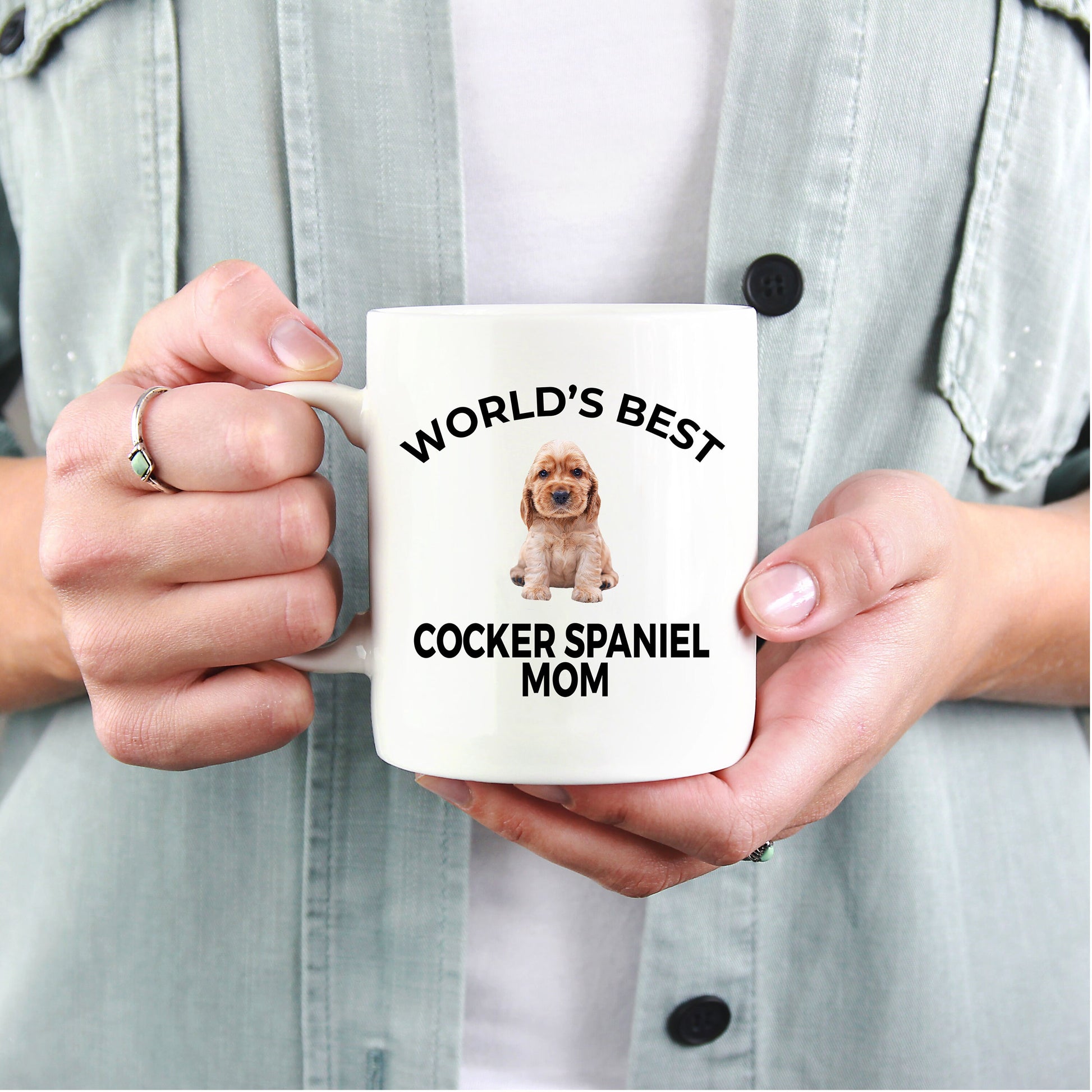 Cocker Spaniel Puppy Dog Mom Mug - Mallard Moon Gift Shop