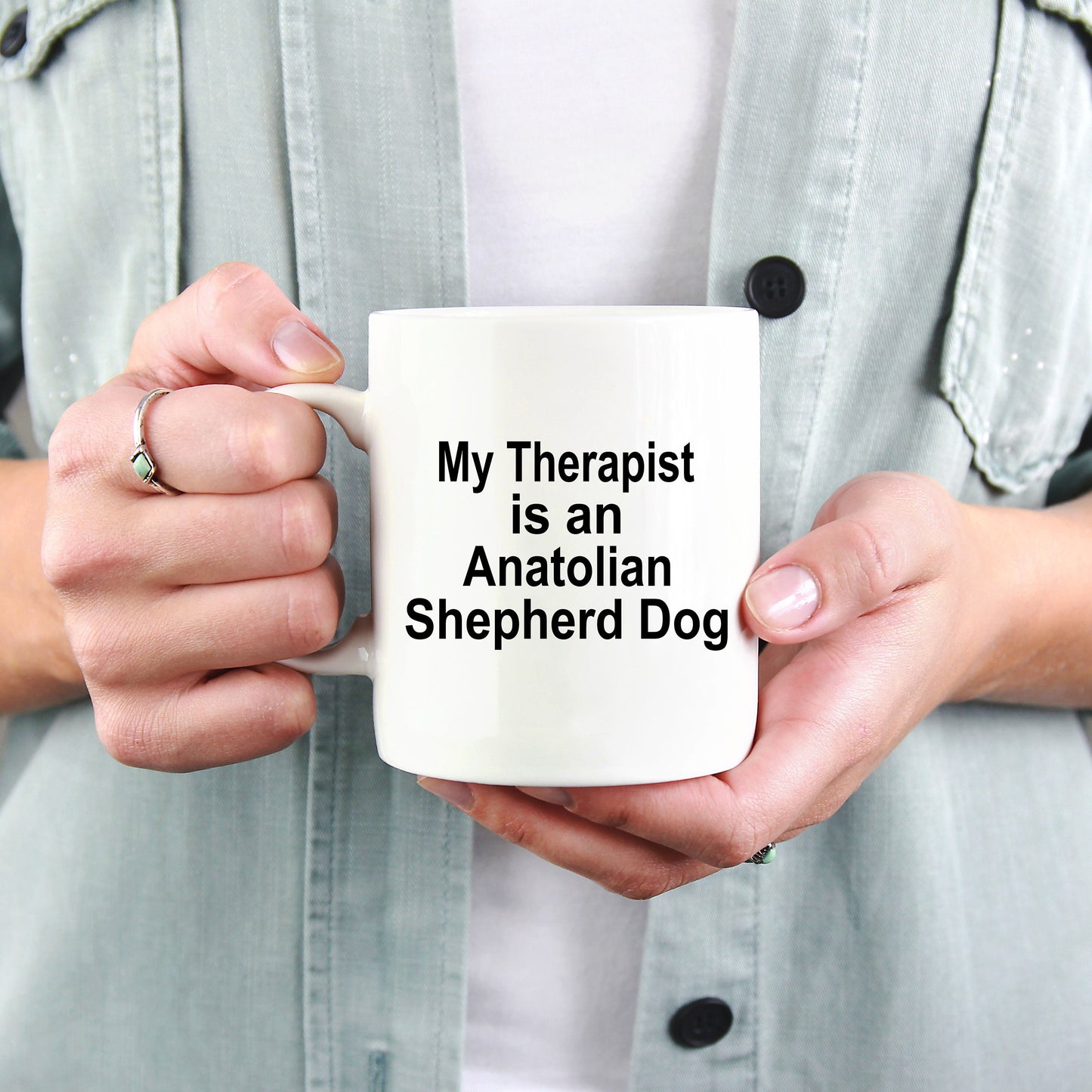 Anatolian Shepherd Dog Therapist Coffee Mug - Mallard Moon Gift Shop