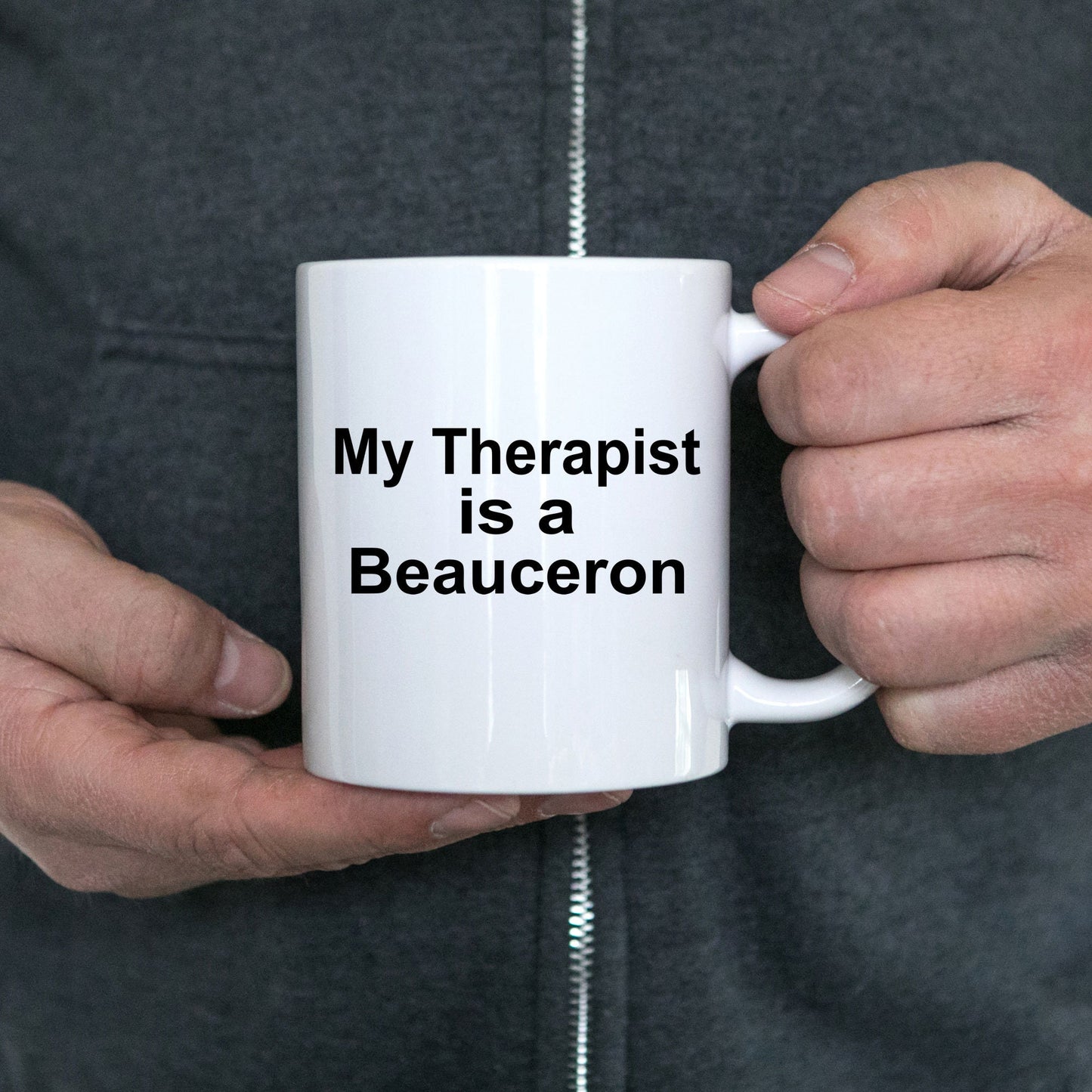 Beauceron Dog Therapist Mug - Mallard Moon Gift Shop