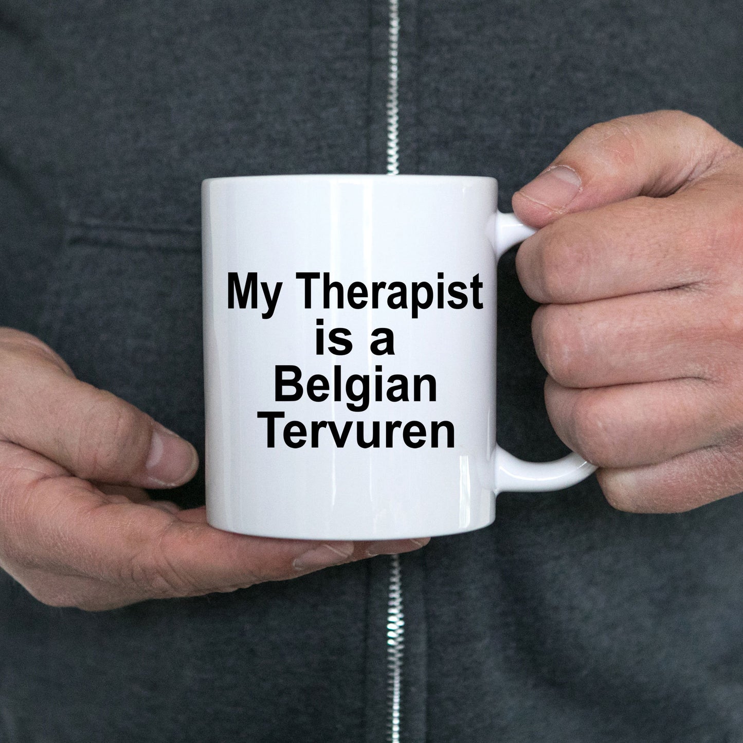 Belgian Tervuren Dog Therapist Mug - Mallard Moon Gift Shop