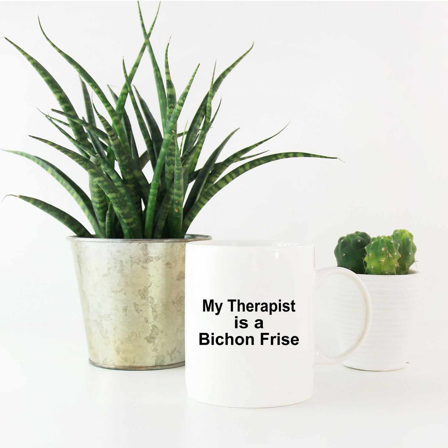 Bichon Frise Dog Therapist Mug - Mallard Moon Gift Shop