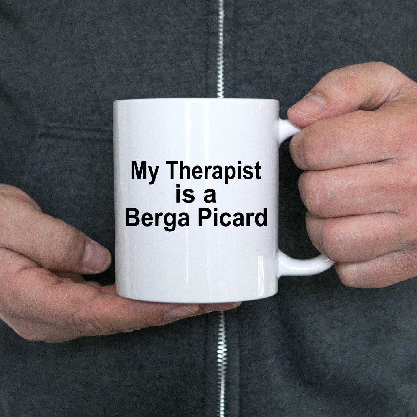 Berger Picard Dog Therapist Mug