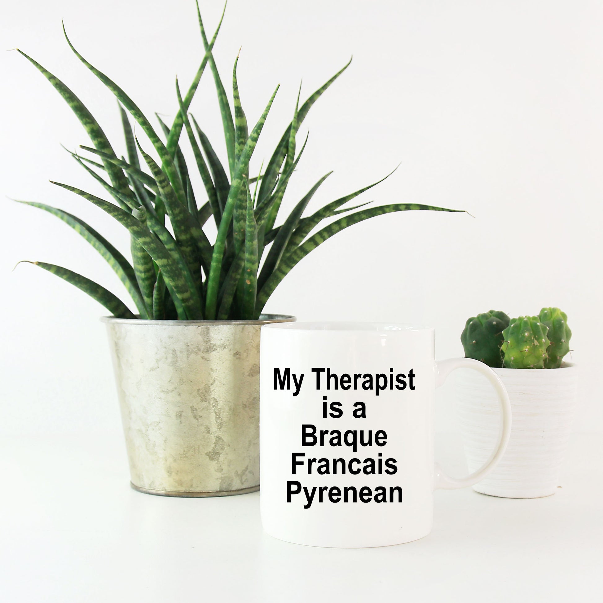 Braque Francais Pyrenean Dog Therapist Mug - Mallard Moon Gift Shop