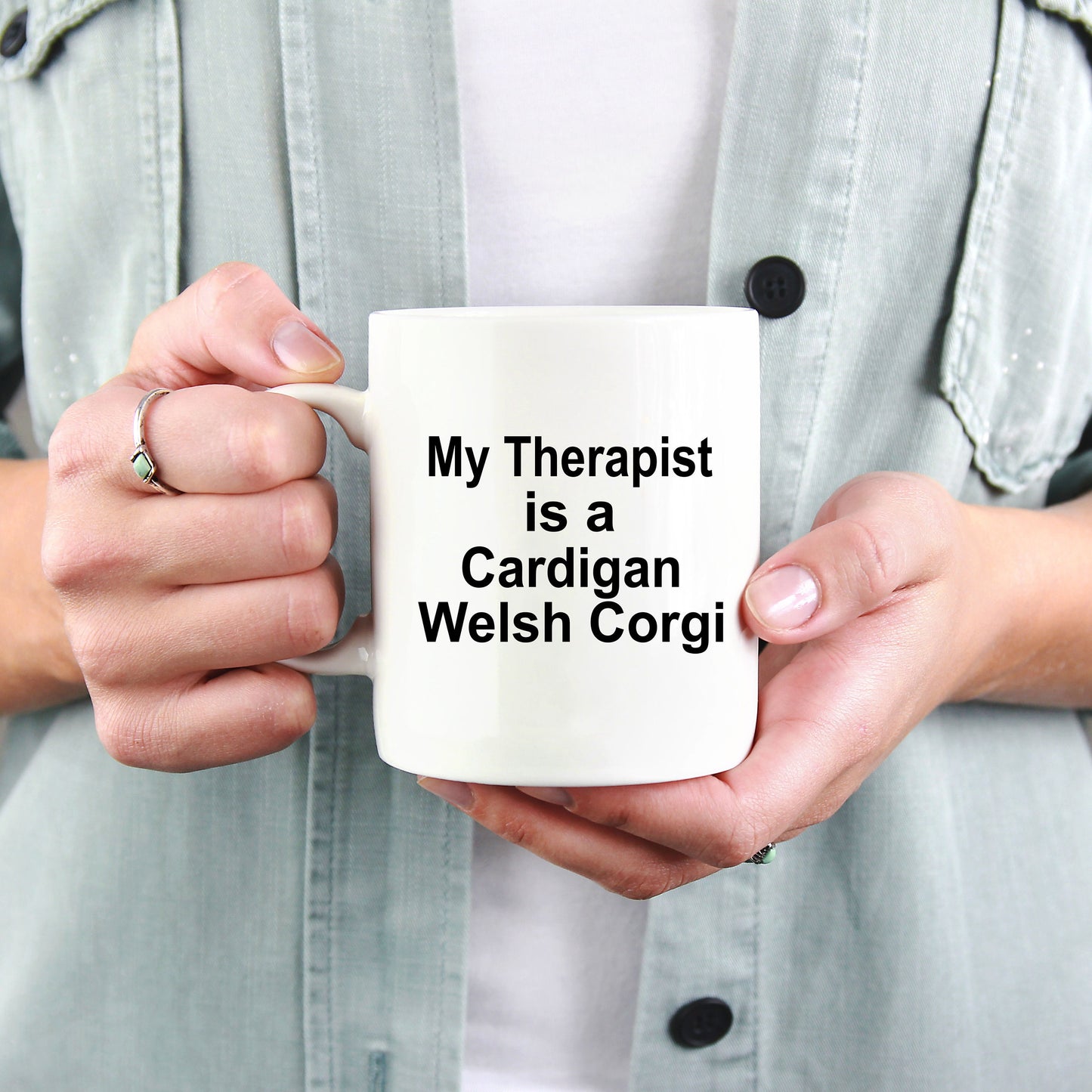 Cardigan Welsh Corgi Dog Therapist Mug