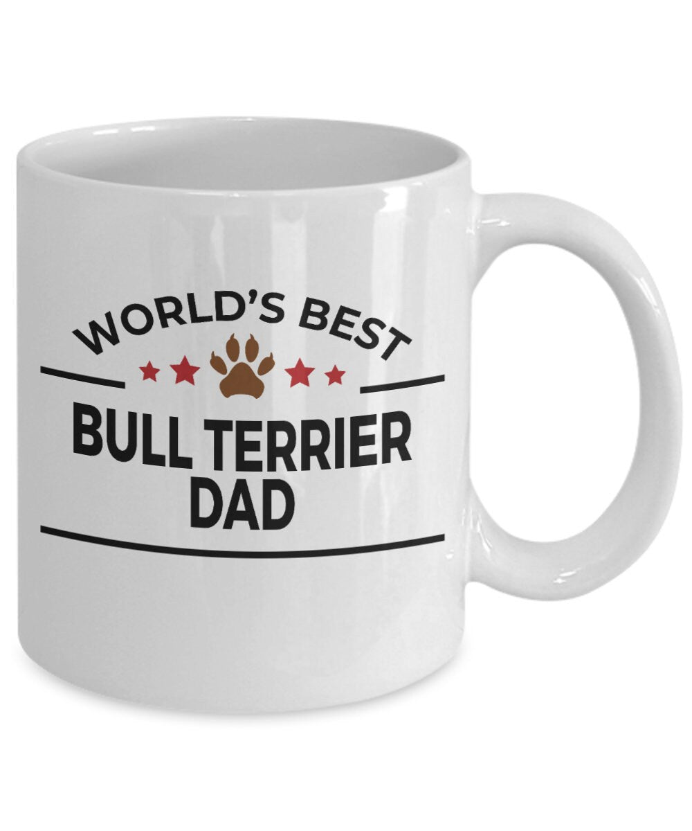 Bull Terrier Dog Dad Mug - Mallard Moon Gift Shop