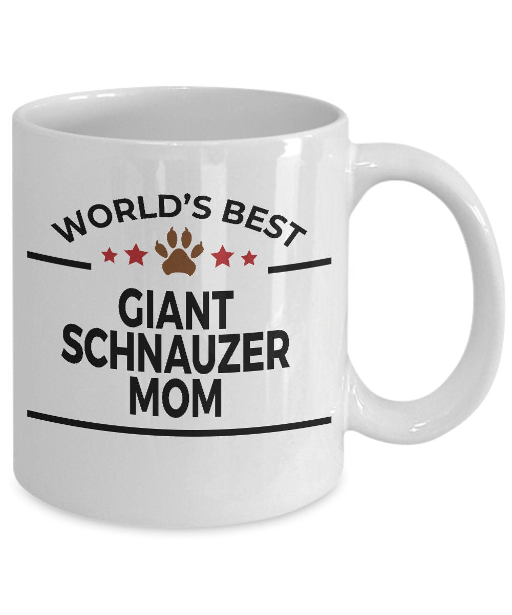 Giant Schnauzer Dog Mom Mug - Mallard Moon Gift Shop