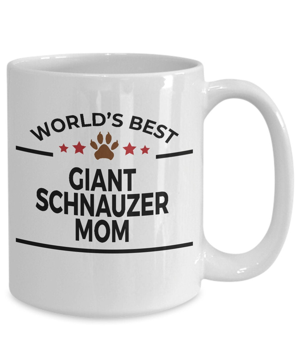Giant Schnauzer Dog Mom Mug - Mallard Moon Gift Shop