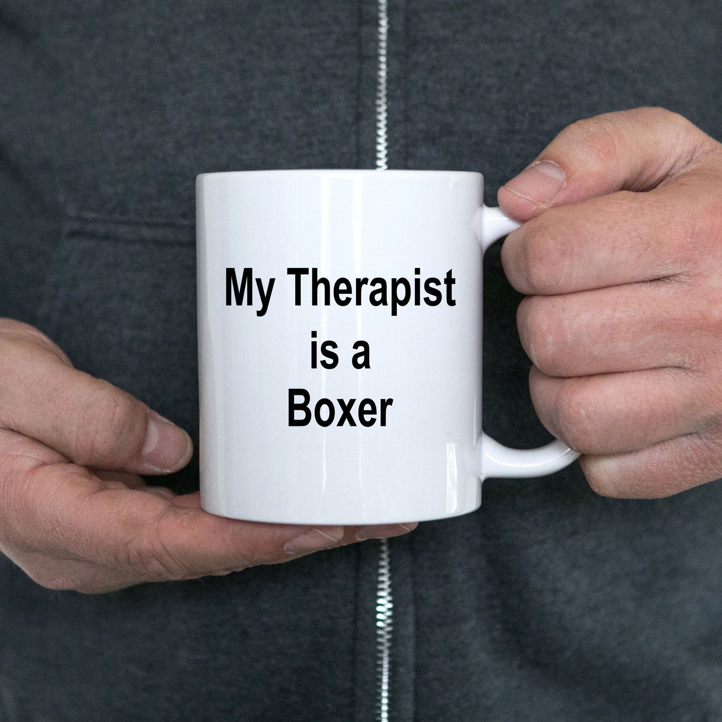 Boxer Dog Therapist Mug