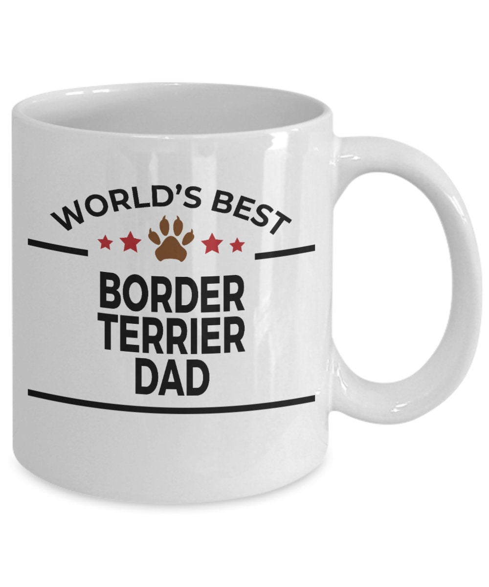 Border Terrier Dog Dad Mug - Mallard Moon Gift Shop