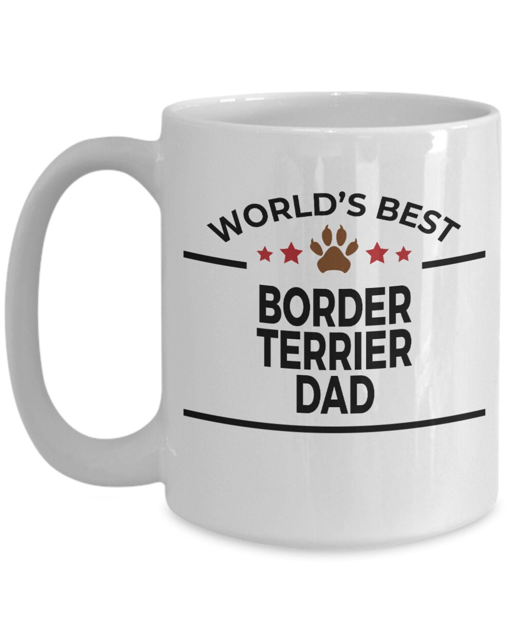 Border Terrier Dog Dad Mug - Mallard Moon Gift Shop